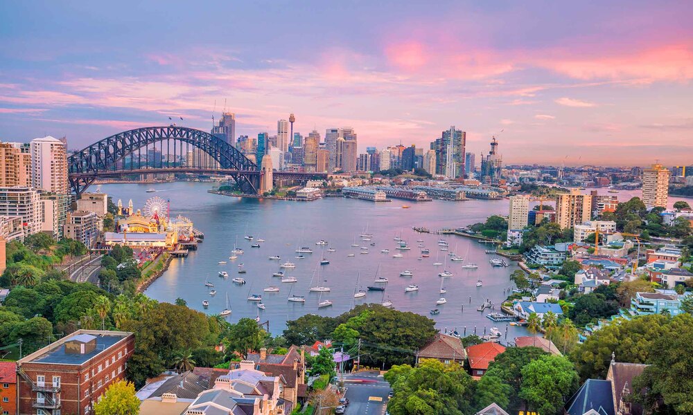 Charterhouse Medical Sydney Skyline Australia From Top View Twilight